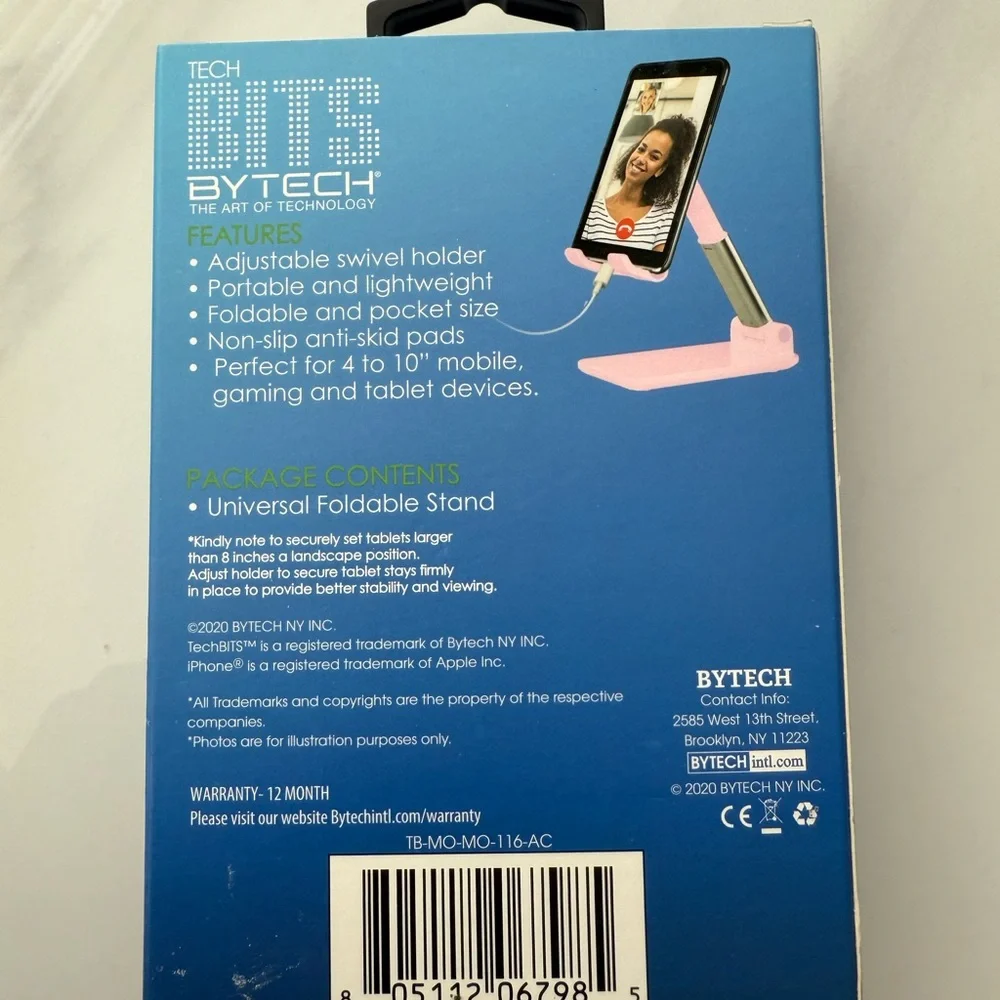 Pink Universal Metal Desktop Holder